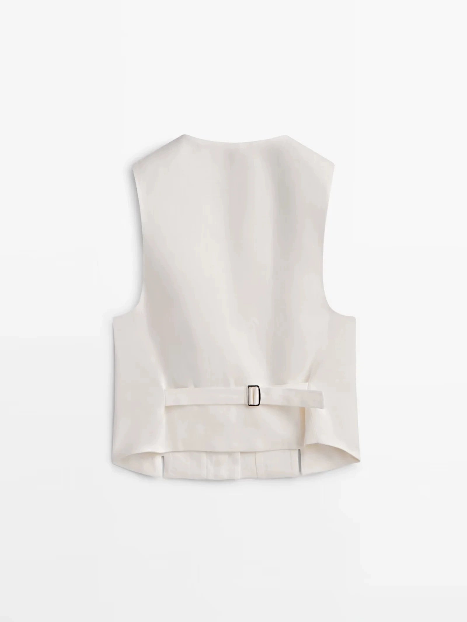 MD Summer New Arrival Single-Breasted V Neck Sleeveless Outwear Leisure Commute Short Suit Vest 6025571