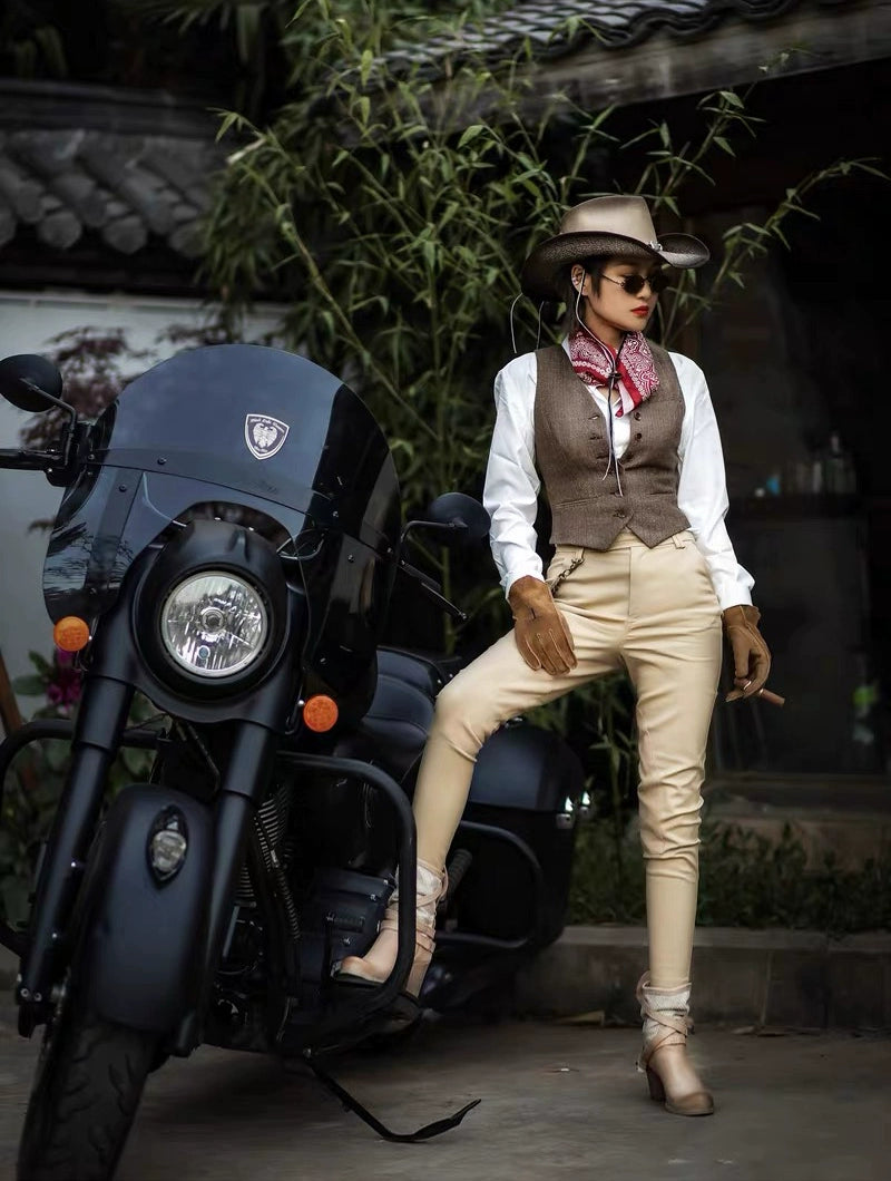 Casual Silm Slimming and Short Retro Woolen Vest