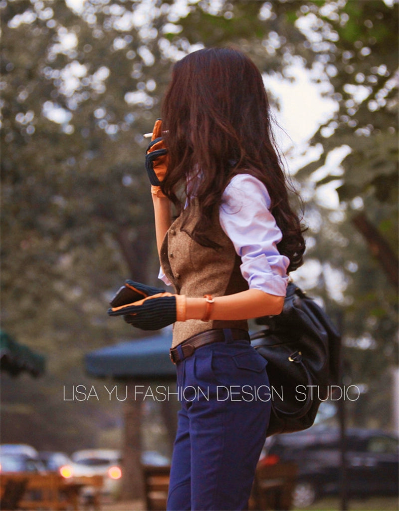 Casual Silm Slimming and Short Retro Woolen Vest