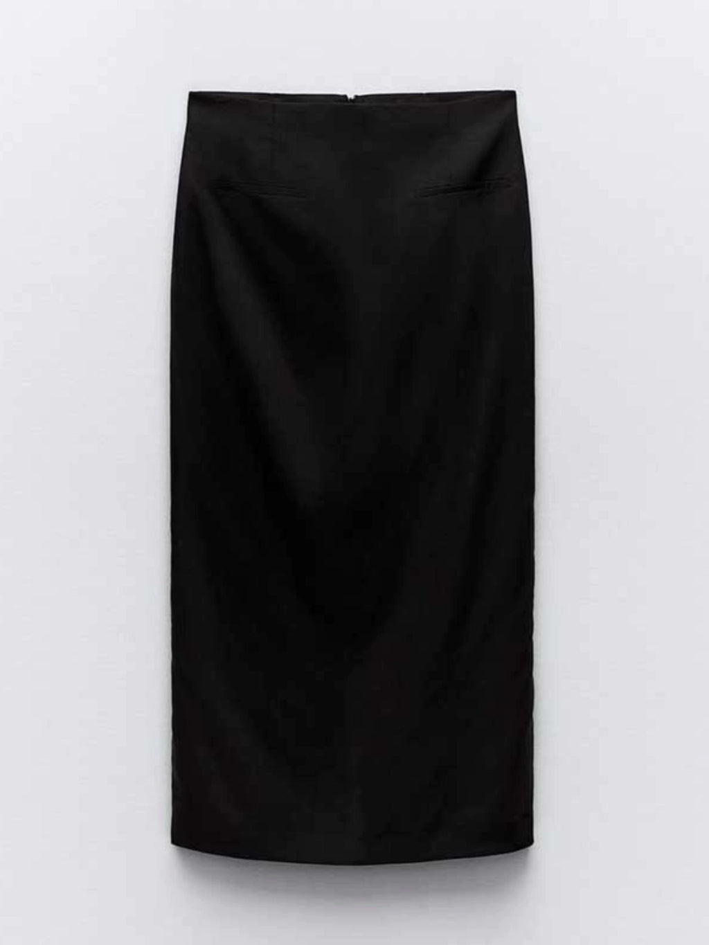 Fashion Women's Wear Blended Fabric High Waist Skirt Linen